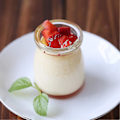 Miniatyrbild 2 av 2: 6 st 100 ml yoghurtpuddingglasburkar med plastlock, minikoppar, små glasflaskor, efterrättsdekorationer