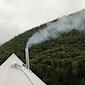 Miniatyrbilde 2 av 5: Røykavtrekk i rustfritt stål, peisrør i rustfritt stål, slitesterkt, varmebestandig vedovnsrør for camping