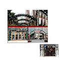 Miniatyrbild 3 av 5: Rattan Juldekoration 2,7m 220 PVC Rattan Dörrhängare, Julgransljusgirlang, (Guld)