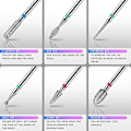 Miniatyrbillede 3 af 5: 10 stk. Sæt Diamant Fræser Carbide Negleboremaskine Bits Til Elektrisk Polering Manicure Maskine Tilbehør Wolfram (Sølv)