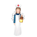 Miniatyrbillede 1 af 3: Harpiks Jule Sygeplejerske Engel Statue Taksigelsesgave (stil 1)