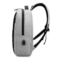 Miniatyrbillede 3 af 5: Mænd Rygsæk 15,6 Tommer USB Opladning Vandafvisende Laptop Computer Taske Casual Business (Grå)