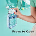 Miniatyrbilde 2 av 3: Sports vannflaske 750ml, lekkasjefri flaske, vannflaske med sunt materiale for reise piknik camping fotturer (Cyan)