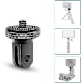 Miniatyrbillede 3 af 5: Tripod Adapter Kamera Mount Tilbehør Aluminium Adapter Montering Kameraer Til For Gopro Mount Og Andre Actionkameraer (2 Styk, Sort)