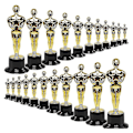 Miniatyrbild 3 av 5: 24-pack Plastprisstatyetter för Festpresenter, Skolutmärkelser, Spelpriser, Festpriser