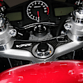 Miniatyrbillede 4 af 5: Til Honda Vfr 800 2002-2006 3D Carbon-look Øvre Styrgaffelbeskytter