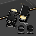 Pikkukuva 2 / 4: DisplayPort - HDMI-sovitin, uros ja naaras, DisplayPort DP - HDMI-sovitinmuunnin, erä