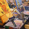 Miniatyrbild 3 av 4: 2 st gummivalsar, bläcktrycksvals, limfärgsvals, konst- och hantverksblockstämplingsvalsar för grafik