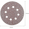 Miniatyrbillede 3 af 5: Slibeskiver 125 mm - 100 stk. Sandpapir til Excentrisk Sliber 8 Huller Hver 20 x luolv