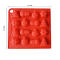 Miniatyrbillede 4 af 5: Silikon Juletre Snemand Form Jule Halloween Kage Dekoration Flip Slik Gele Pudding Form
