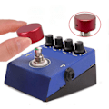 Miniatyrbild 5 av 5: Gitarr Effektpedal Topp Aluminium Modern Gitarr Footswitch Topp Ersättning med Skiftnyckel