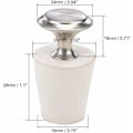 Miniatyrbillede 2 af 4: Gummiprop Stopper Vinterklargøring Swimmingpool Rør Hul 19mm-26mm 2 Pakke -