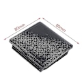 Miniatyrbilde 2 av 4: 80mm X 80mm firkantede plastkorker rør rør innlegg endepropp 2 stykker