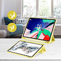 Pikkukuva 2 / 3: 10,2 tuuman PU-nahkainen suojakotelo Apple iPad Prolle (Keltainen)