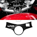 Miniatyrbillede 1 af 5: Til Honda Vfr 800 2002-2006 3D Carbon-look Øvre Styrgaffelbeskytter