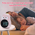Miniatyrbillede 4 af 5: Børnevækkeur, Vækkeur med Snooze-funktion Sengebordsur, Børn Til Rejser, Soveværelse