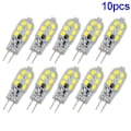 Pikkukuva 1 / 5: 10 kpl Led-lamppua G4 3w Ac/dc 12v 220v Smd2835 Lampada Led G4 Mini-lamppu Läpinäkyvä (Valkoinen)