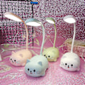 Miniatyrbillede 2 af 4: Skrivebordslampe til børn, øjenvenligt lys, læselampe, justerbar svanehals, USB-genopladelig, blå