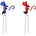Miniatyrbilde 1 av 5: 2 stk Fiske Stang Holder, 360 Justerbar Rustfritt Stål Fiske Stang Holder, Stang Holder