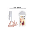 Miniatyrbilde 3 av 4: 2 stk 28LED Selfie Lys LED Selfie Klips Lys Gjenladbar Dimbar Klips Ring Lys Bærbar Fyll Lys for Bærbar PC, Kamera, 85*85*27MM