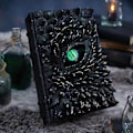 Miniatyrbillede 2 af 5: Djævelens Øje Harpiks Håndværk Ornament Halloween Dekoration Gotisk Til Have Hjem Dekoration 1stk