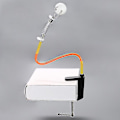 Miniatyrbillede 3 af 5: Bordtennis Træningsrobot Fast Rebound Pingpong Boldmaskine Træner