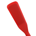 Miniatyrbild 5 av 5: Silikonspatel Omelettspatel Hitzebeständiger Antihaft-Pfannenwender, 1 Stück - Rot