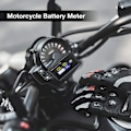 Miniatyrbild 3 av 4: Batterikapacitetsindikator 12V Display LCD Voltmeter Temperaturmätare Testare