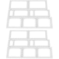 Miniatyrbilde 2 av 3: 2 stk rektangulære og firkantede metallskjærende dørstansstempler Stempelramme DIY Scrapbooking Embossing Papir Fotoalbum Dekor Kort Mal
