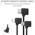 Miniatyrbild 2 av 5: 15 cm USB-C till Micro-USB-kabel för DJI Mavic Mini / Air, Shark Black
