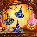 Pikkukuva 5 / 5: Noitakypärä Halloween-asuun - Paha Noita - Asuste