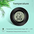 Pikkukuva 3 / 5: 3X Mini LCD Digitaalinen Lämpömittari Lämpötila Kosteusmittari Hygrometer Sisätiloihin Jääkaappi -50°C ~ +70°C (3 KPL B)