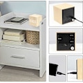 Miniatyrbild 3 av 5: Digital LED-väckarklocka - Träväckarklocka Ljusstyrkenivåer - Mini Sängbordsklocka med Intuitiv Display för Sovrum/Sängbord/Skrivbord/Barninredning