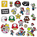 Miniatyrbillede 2 af 5: Tegnefilm Dyrebroderi Patches Til Tøj DIY Stryge På Patches På Tøj Toad Patch Yoshi Brugerdefinerede Klistermærker (mla-1)