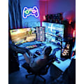 Miniatyrbild 2 av 5: LED-gamepadform, batteridriven eller USB-drivna neonskyltar, för spelrummets väggdekor, spelgåva, för pojke, för spelrum, fester, jul
