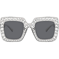Pikkukuva 3 / 3: Rol Girl Elton Square -rihkailukiset aurinkolasit, ylisuuret timanttibling-bling-lasit