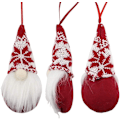 Miniatyrbild 4 av 4: Baicccf Tomte Julplyschprydnader Set, 6-pack Hängande Julgransdekorationer Heminredning, Svensk Tomte Elf Skandinavisk Jultomte Plyschdocka