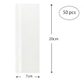 Miniatyrbild 4 av 4: 50-pack fönsterflugefällor, inomhus klibbiga flugefällor, transparenta flugefällor för vattentäta husflugor