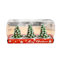Miniatyrbild 1 av 5: 1 Ask Julgranar Tomte Snögubbe Multifunktionella Målade Tallkottar Dekorationer Ljus Julhantverk Presenter (F)