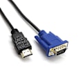 Miniatyrbilde 2 av 5: HDMI-kompatibel til VGA Konverterkabel Lydkabel D-sub Hann Videoadapterkabel Ledning for HDTV-datamaskin Monitor for PC Bærbar TV