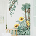 Miniatyrbild 4 av 5: En uppsättning väggdekaler blommor växter träd väggdekaler väggdekor för vardagsrum sovrum kök kontor