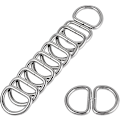 Miniatyrbillede 4 af 5: Metal D-ring, D-ringe spænde til hardware tasker bælter håndværk DIY tilbehør, 2 stk.