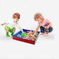 Miniatyrbilde 3 av 3: Oppblåsbar lekebrett fra Children's Sandbox - Bærbar bord perfekt for sensorisk rotete lek med sand, gjørme og vann