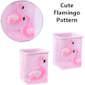 Miniatyrbild 2 av 4: 2 st Metall Söta Pennblyertshållare Fyrkantig Pennhållare Flamingo Pennhållare för Barn och Flickor