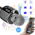 Pikkukuva 2 / 7: Langaton Bluetooth-karaokemikrofoni, kädessä pidettävä mikrofoni, KTV-mikrofoni, musta