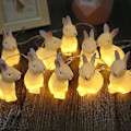 Miniatyrbild 1 av 5: 1,65 m 10 LED LED-ljusslinga batteridriven påskdekoration för födelsedagsfest