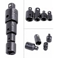 Miniatyrbilde 5 av 5: Sokkelsett Sett med 4 stk Øker og Reduser Adaptere 1/2\", 3/8\", 1/4\" for Sokler til Skiftenøkler