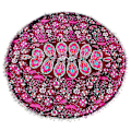 Miniatyrbild 2 av 2: Stor Mandala Golvkudde Rund Bohemisk Meditationskudde Överkast Ottoman Puff