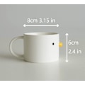 Miniatyrbilde 3 av 5: Morsom kylling kaffekopp, håndlaget glasert andemugg, sikker keramisk melke latte krus, 210 ml beste gaver.