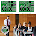 Miniatyrbillede 5 af 5: Digital Stopur Metal Stopur Timer Med Baggrundsbelysning Multi Lap Hukommelse